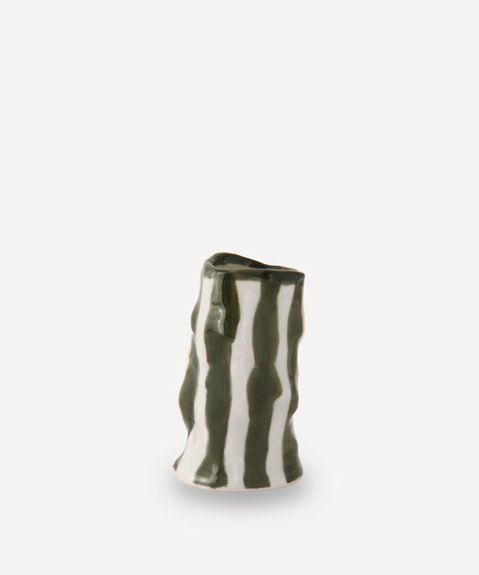 Dark Forest Candy Stripe Candle Holder
