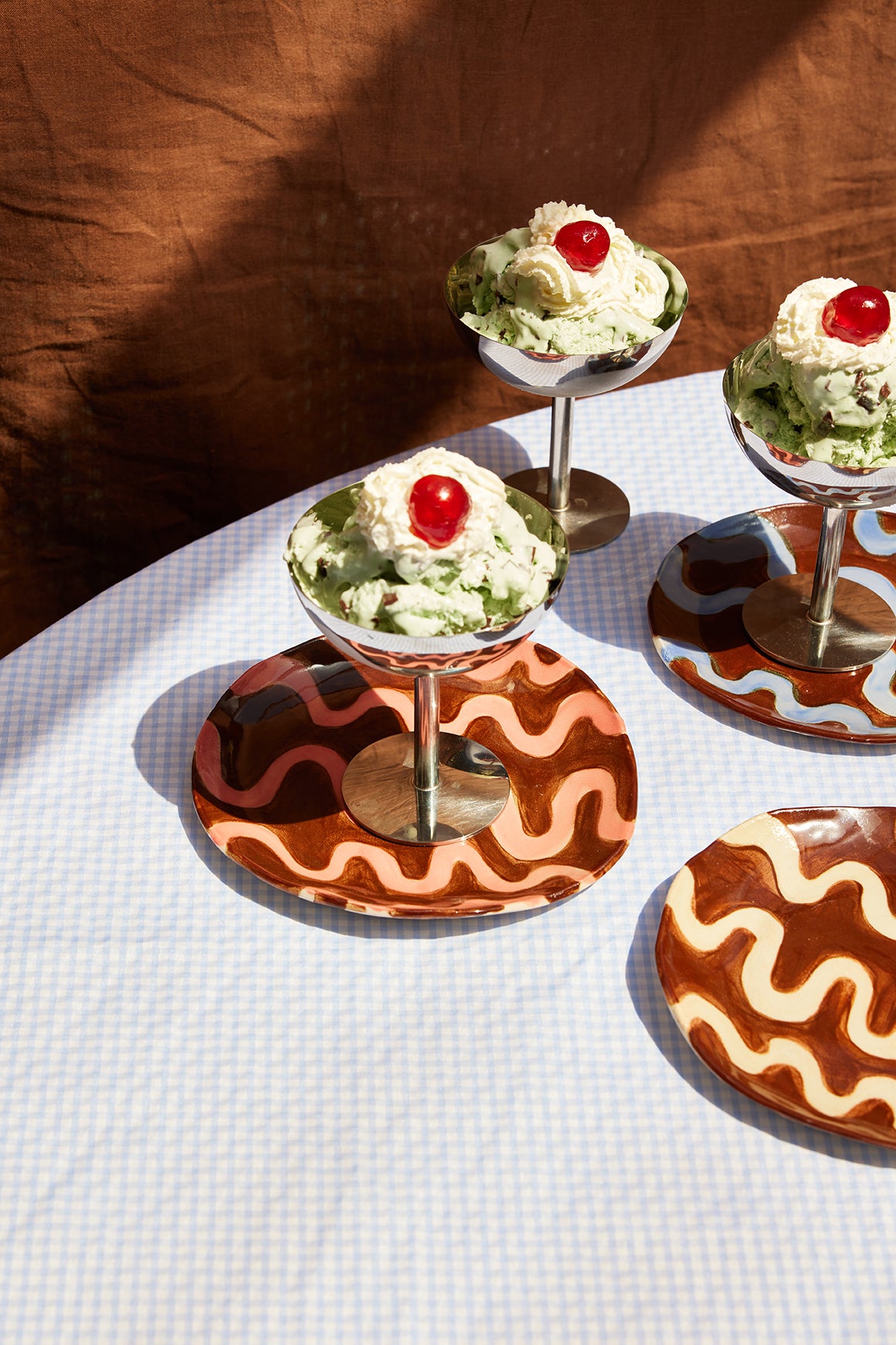 Strawberry Gelato Dessert Plate