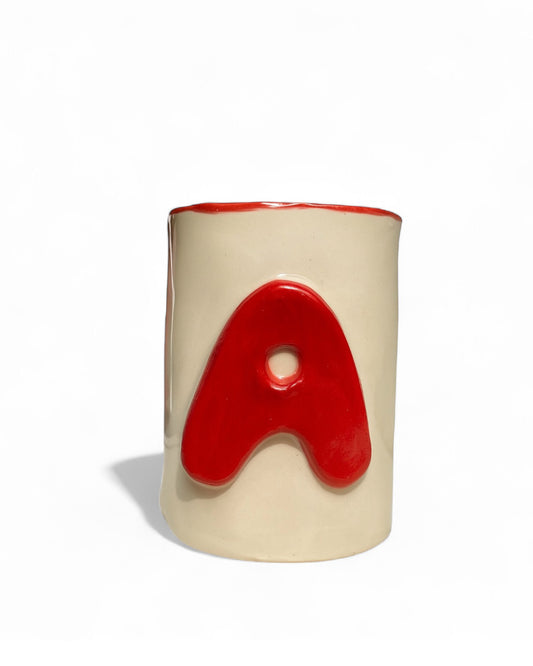 Red Mono Bright - Alpha Beaker