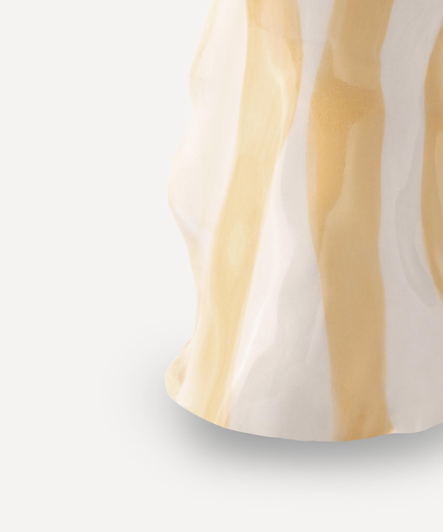 Straw Candy Stripe Candle Holder