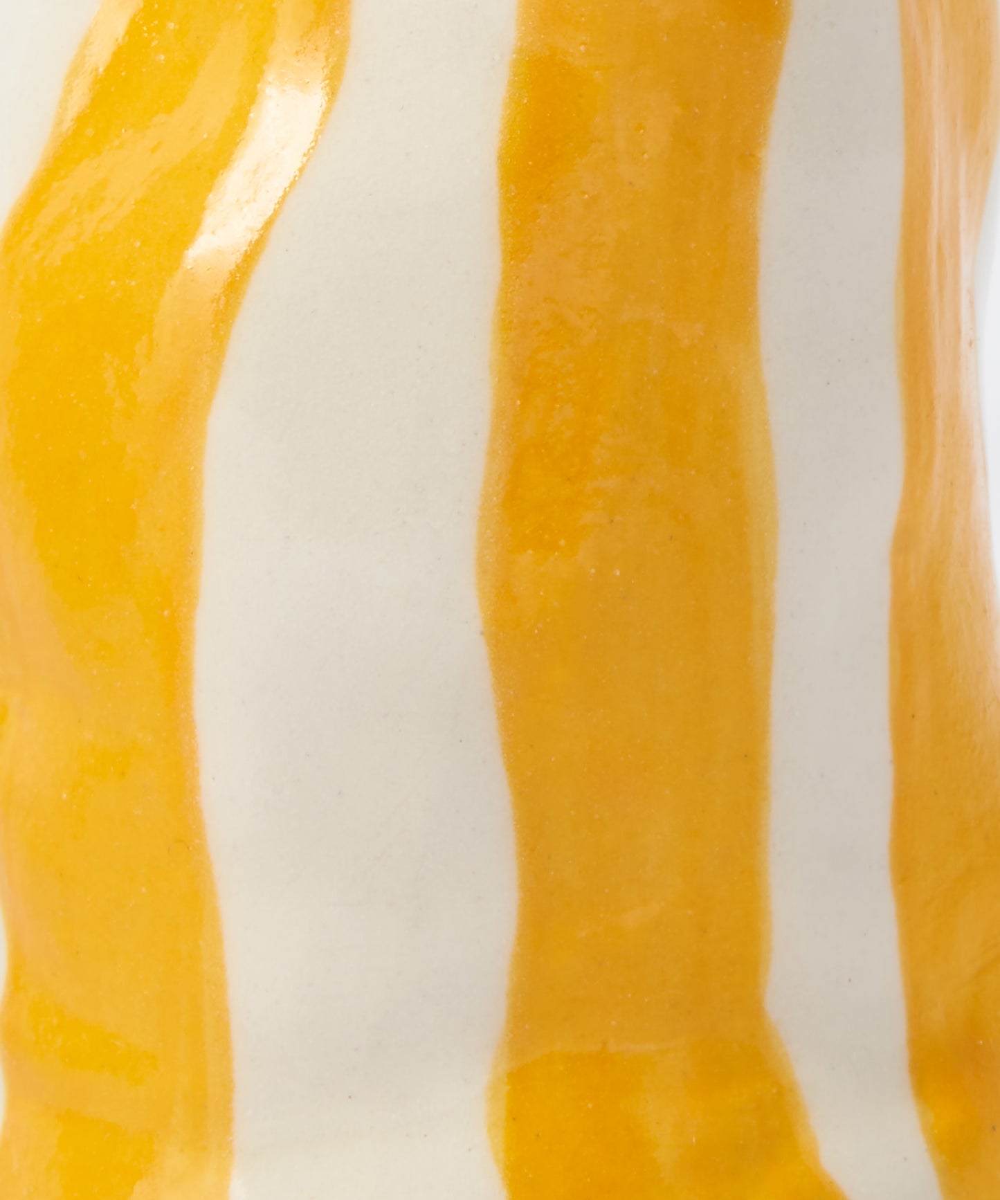 Orange Candy Stripe Vase
