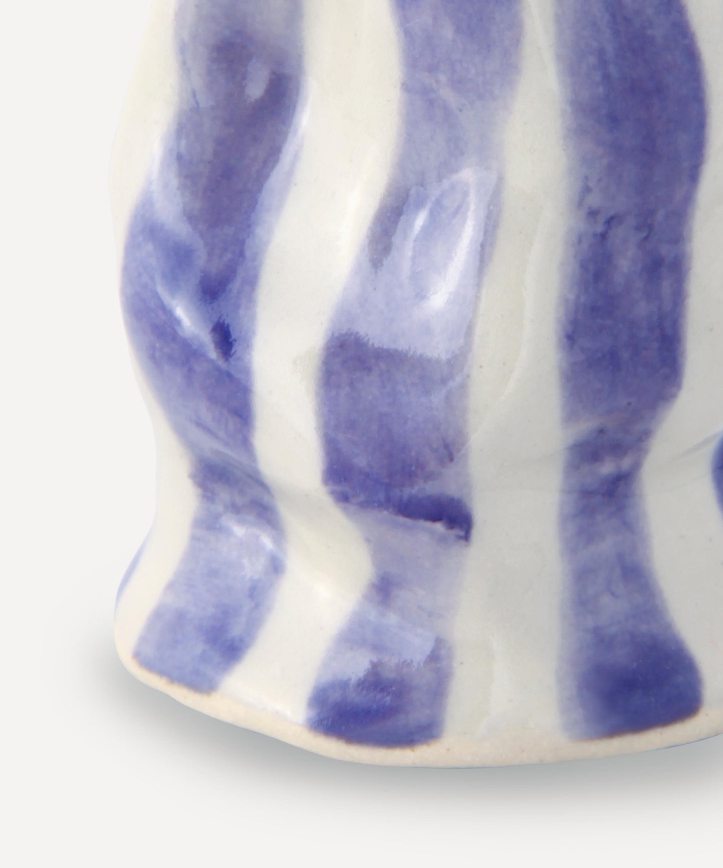 Amethyst Candy Stripe Candle Holder