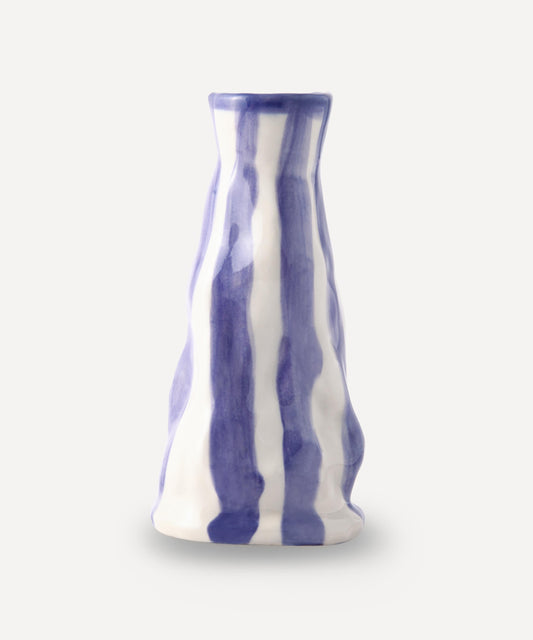 Amethyst Candy Stripe Vase