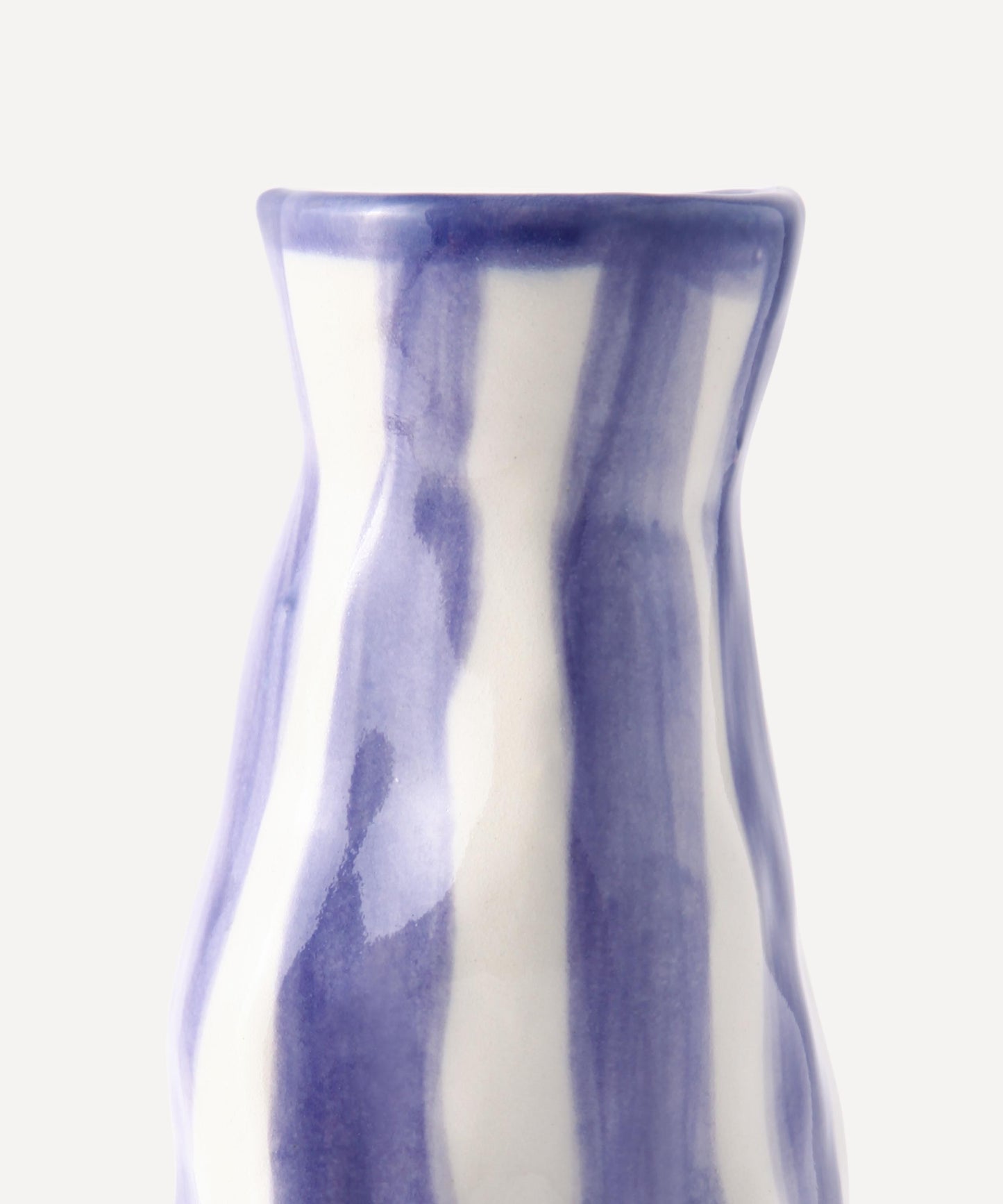 Amethyst Candy Stripe Vase