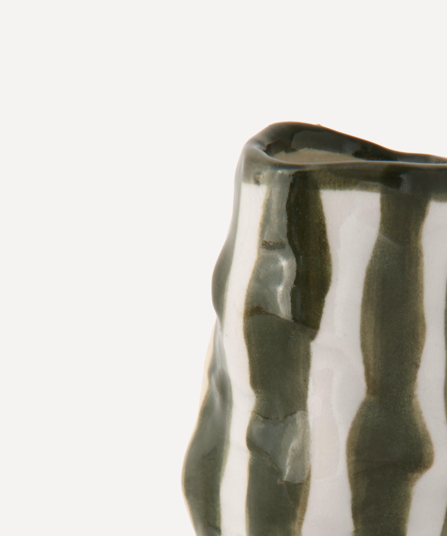 Dark Forest Candy Stripe Candle Holder