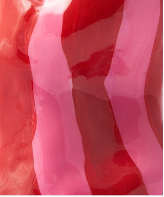 Valentine’s Candy Stripe Candle Holder