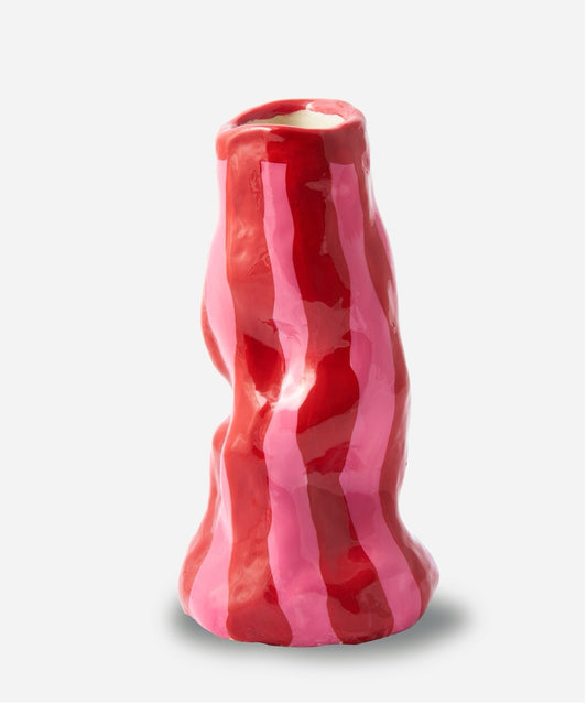 Valentine’s Candy Stripe Vase
